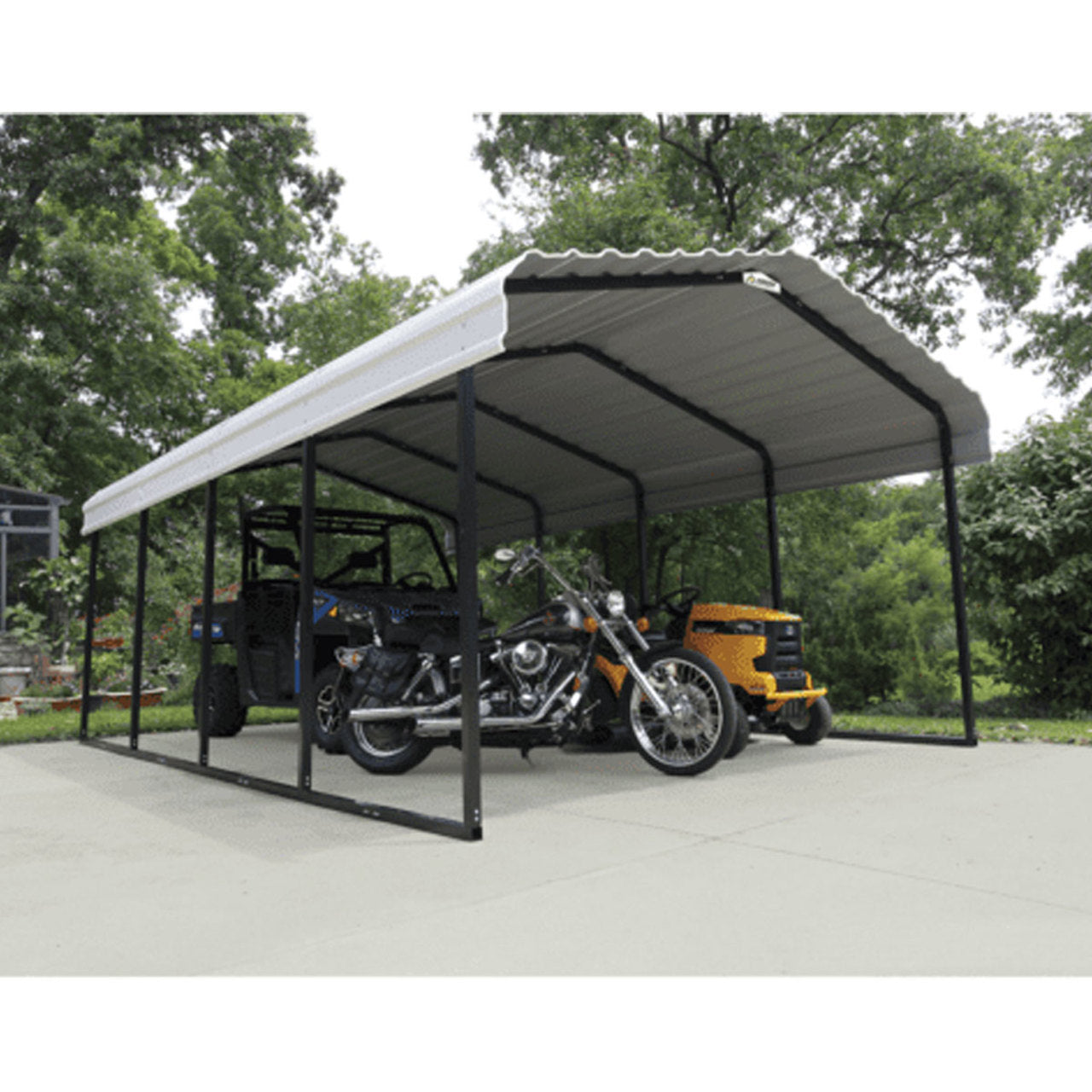 Arrow Carport 12 x 24 x 7 Ft. - Eggshell