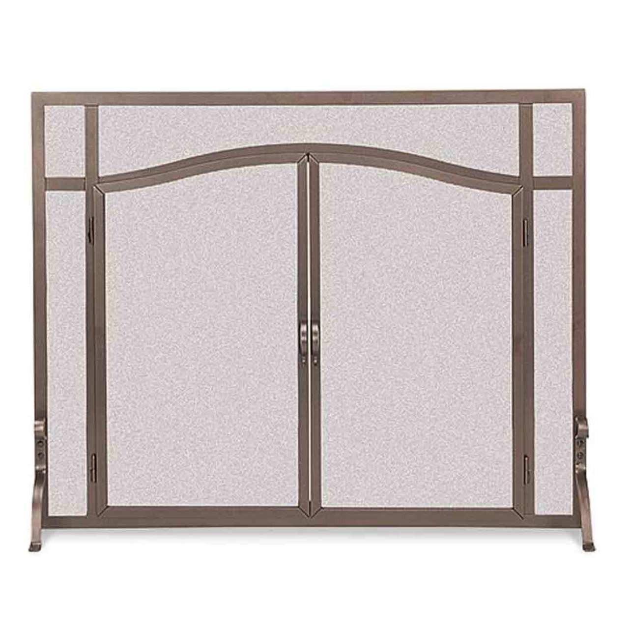 Pilgrim Forged Iron Arched Door Screen - 18437