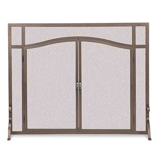 Pilgrim Forged Iron Arched Door Screen - 18437