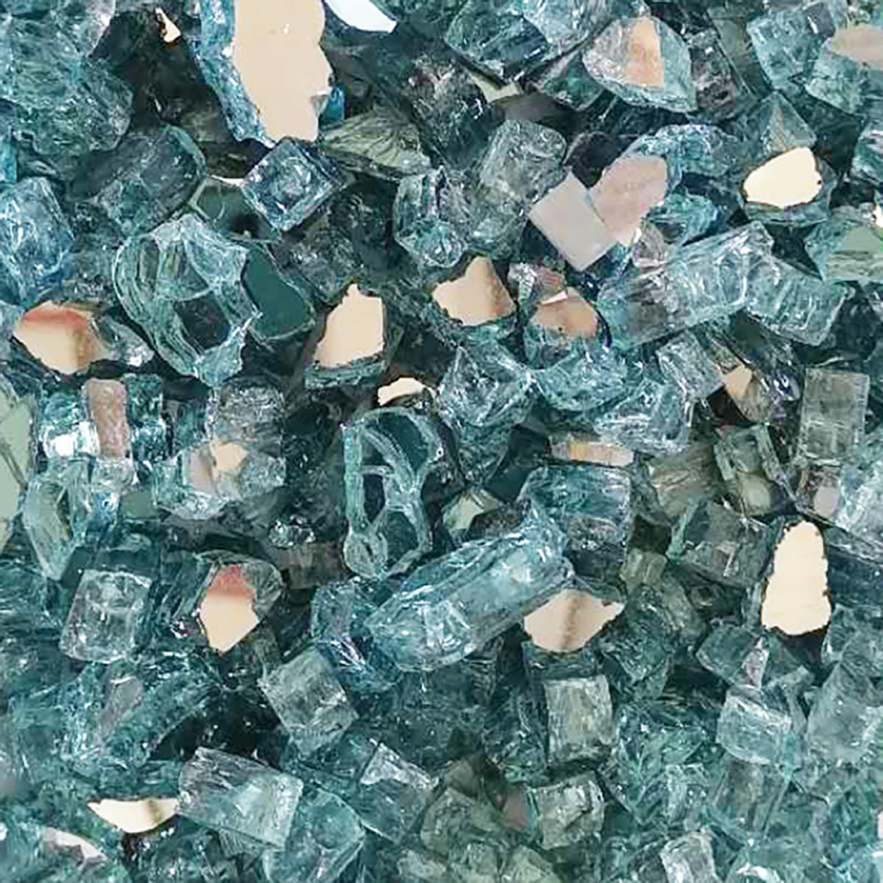 Fire Sense Bahama Blue Reflective Fire Glass - 62364