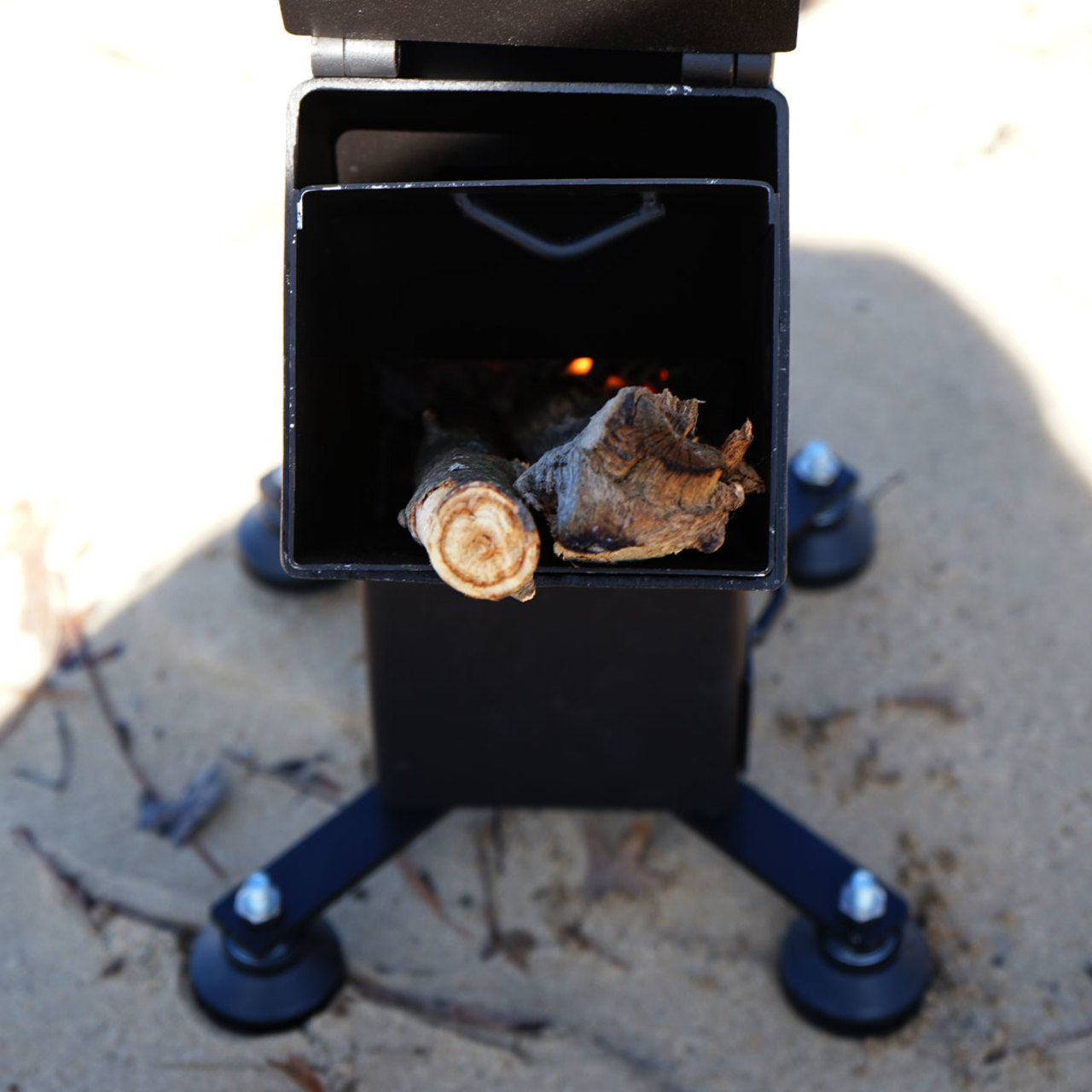Woodeze Portable Small Black Rocket Stove