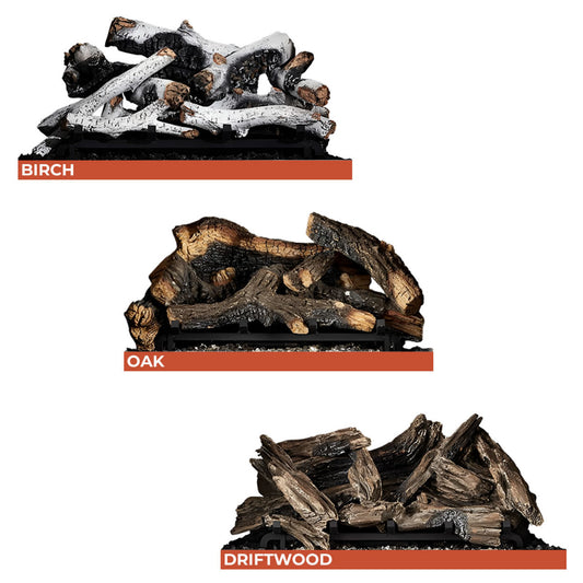 Napoleon Driftwood/Birch/Oak Log Set for AX36/AX42 Fireplaces - LKAX