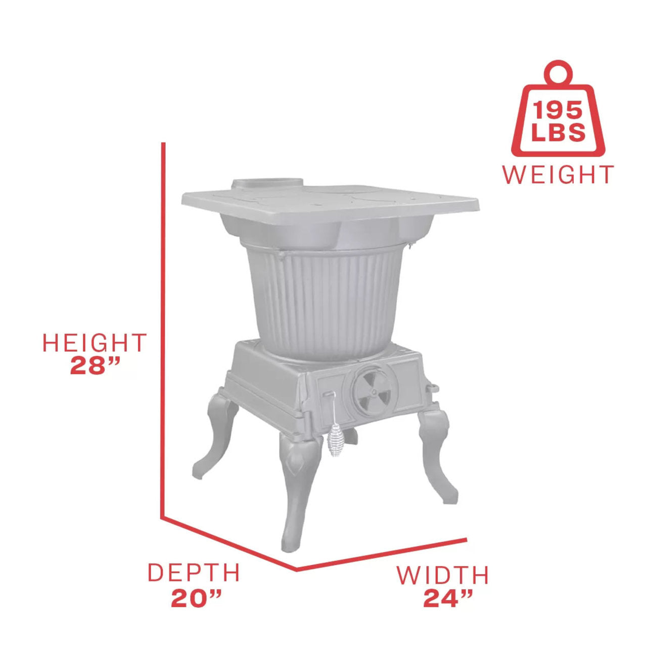 Vogelzang Rancher Coal Burning Stove - SR57E