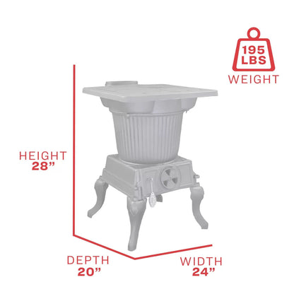 Vogelzang Rancher Coal Burning Stove - SR57E