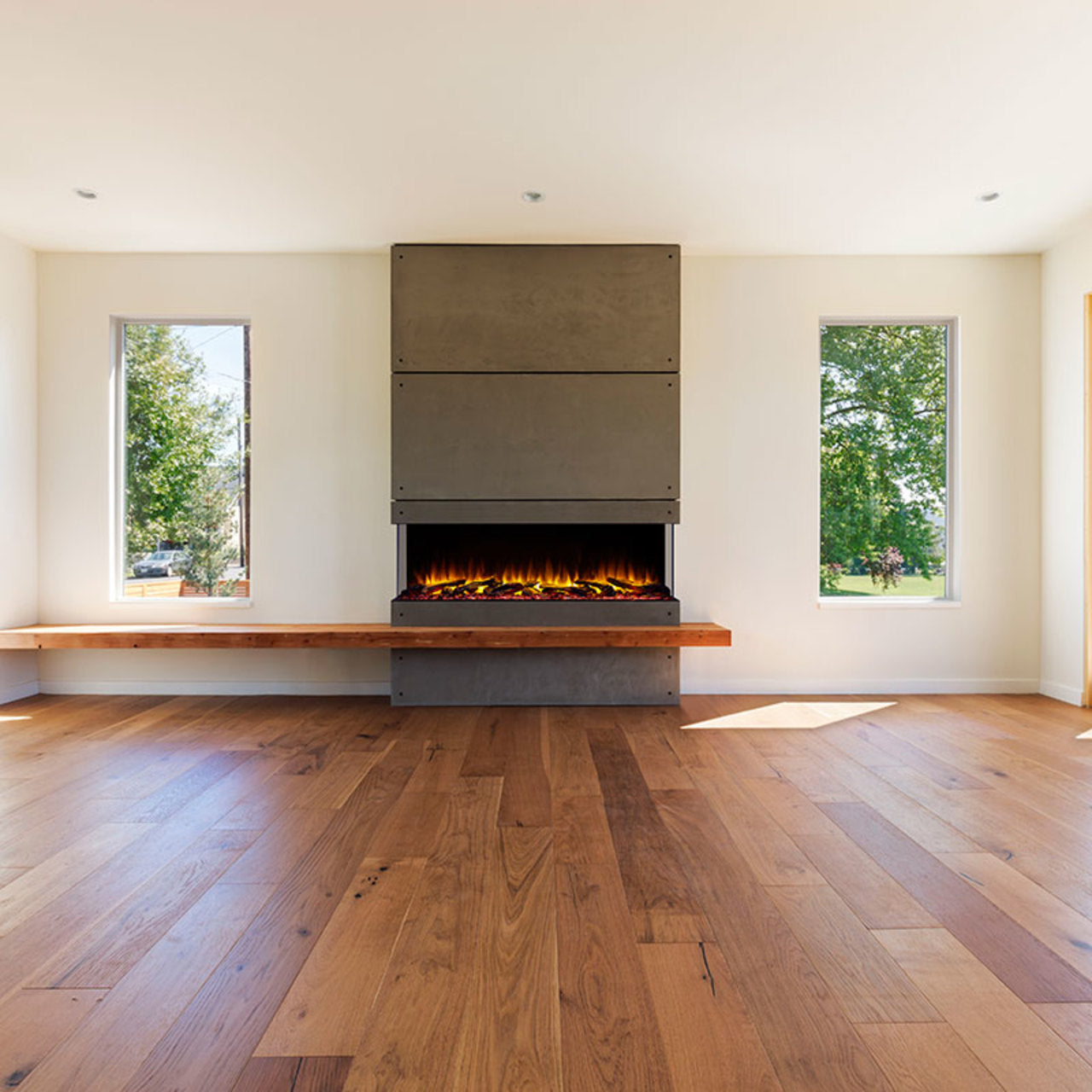 SimpliFire 43" Scion Trinity 3-Side Linear Electric Fireplace - SF-SCT43-BK