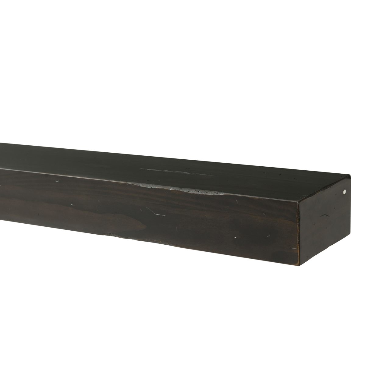 72" Shenandoah Fireplace Shelf by Pearl Mantels - Espresso Distressed Finish