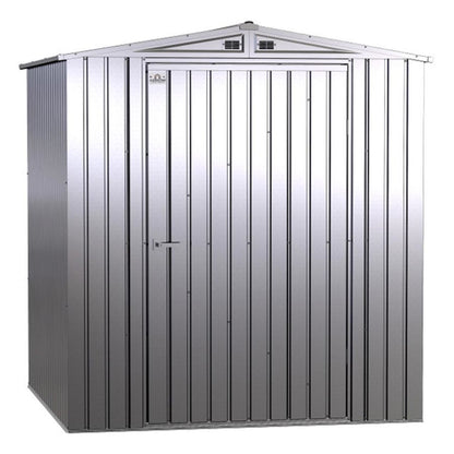 Arrow Elite 6 x 6 Steel Storage Shed - Silver