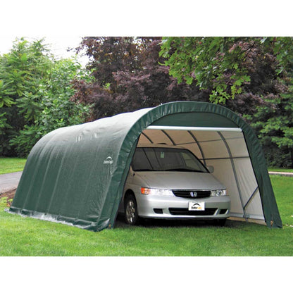 ShelterLogic 12 x 24 x 8 RoundTop Forest Green Garage - 72342