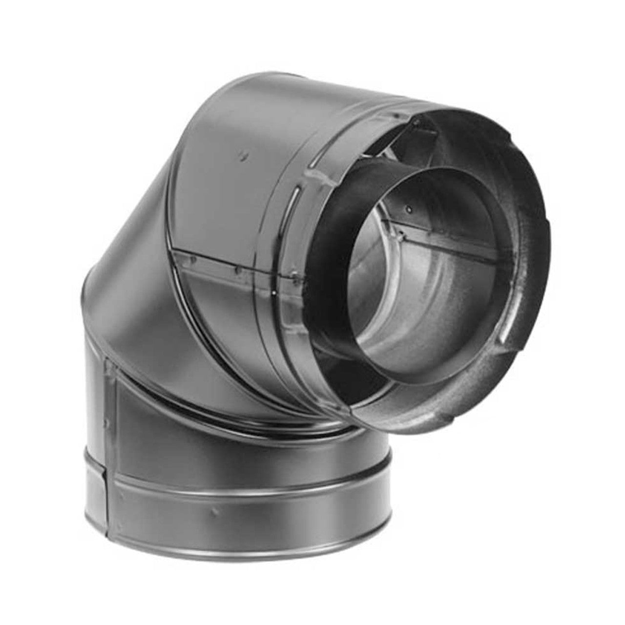 5" x 8" DirectVent Pro 90 Degree Black Elbow - 58DVA-E90B