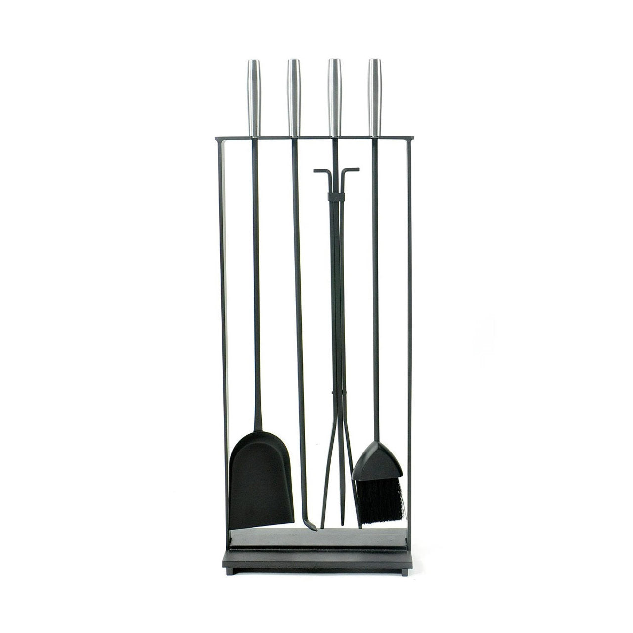 Pilgrim 5 Piece Modern Fireplace Toolset - Matte Black