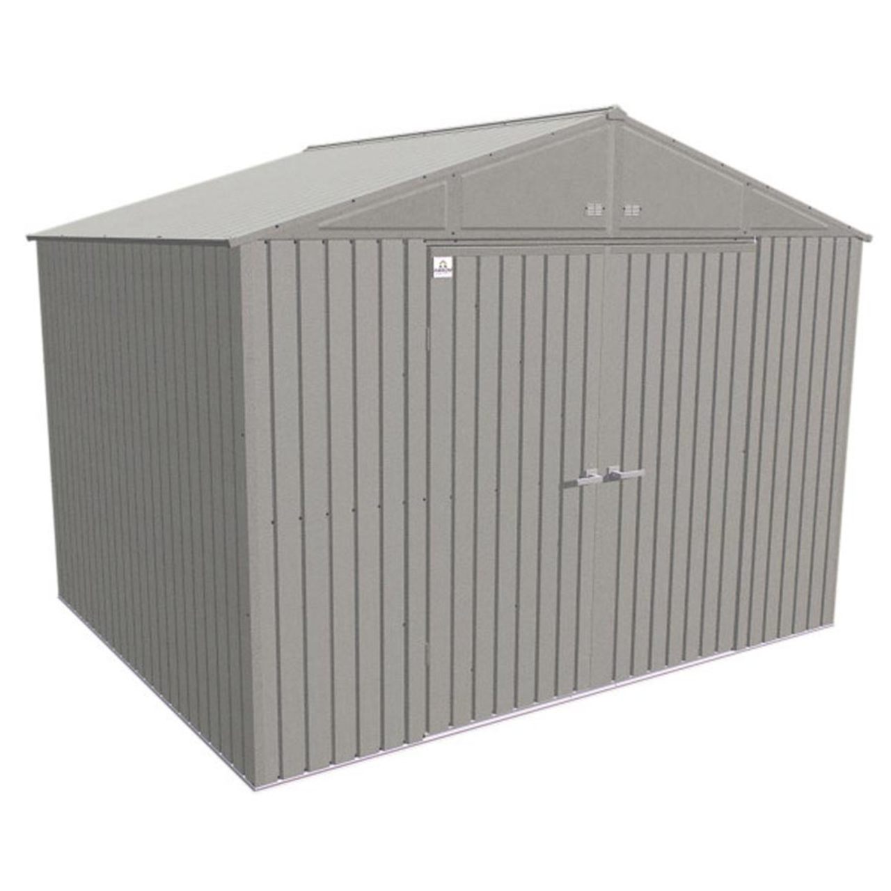 Arrow Elite Steel Storage Shed  10' x 8' Cool Gray