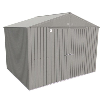 Arrow Elite Steel Storage Shed  10' x 8' Cool Gray