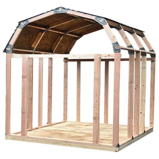 SHELTER-IT EZ BUILDER 8' x 7' Silver Shed Framing Kit - Barn