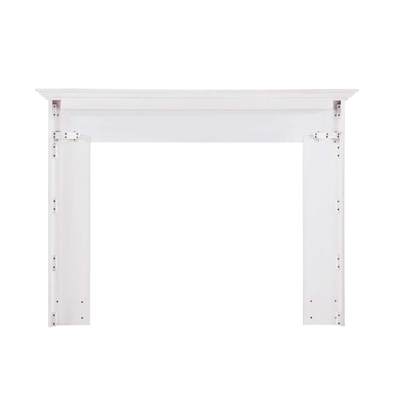 56" Marshall MDF Fireplace Mantel by Pearl Mantels - White Paint Finish