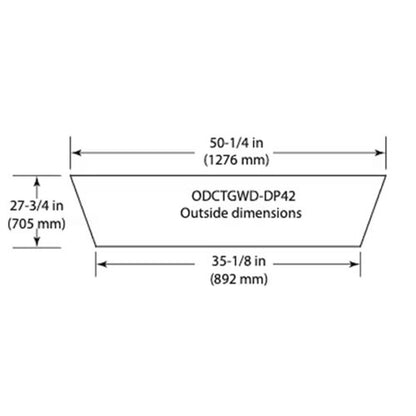 Outdoor Lifestyles Drain Pan For The 42" Cottagewood - ODCTGWD-DP42