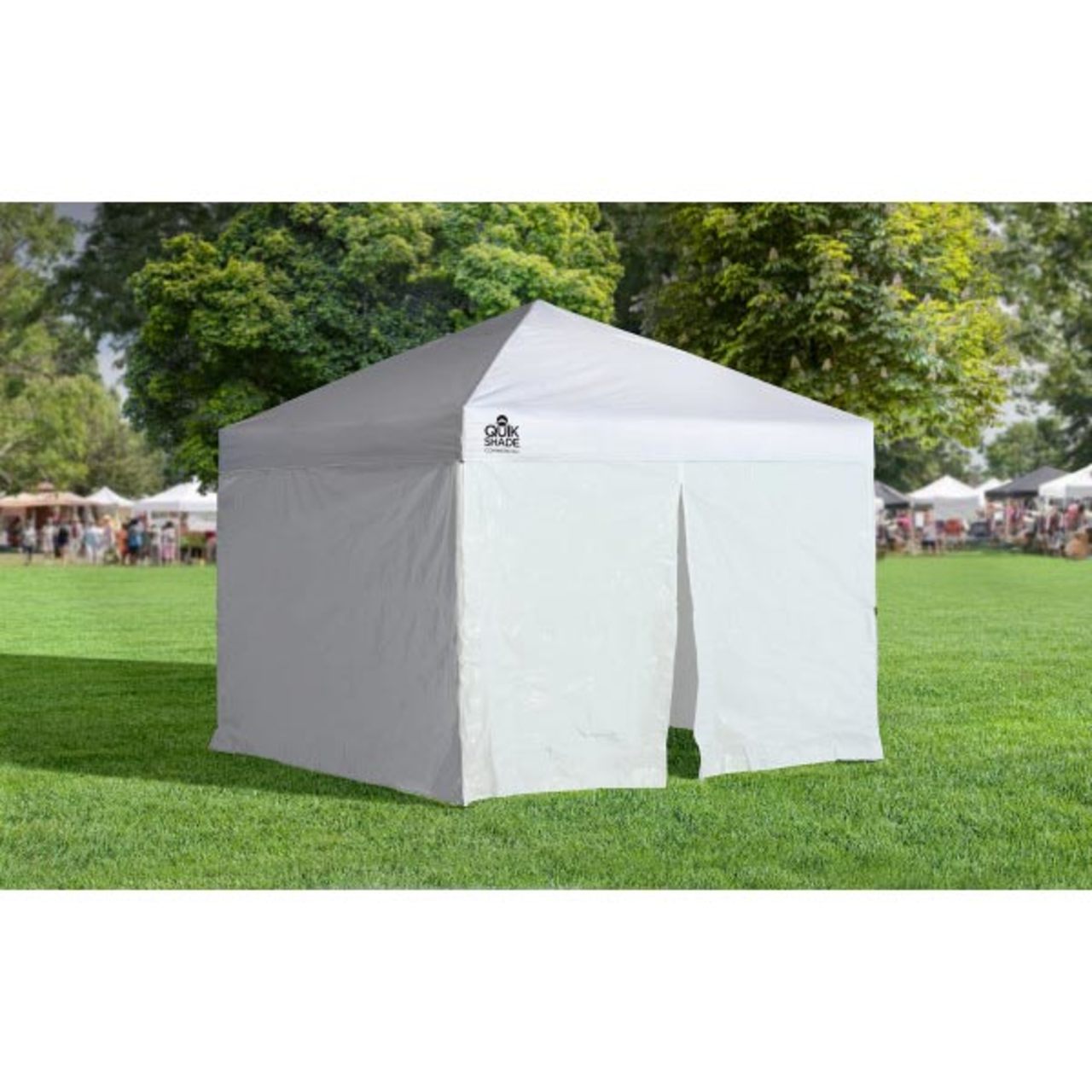 Wall Kit for Quik Shade Straight Leg Canopies, 10 ft. x 10 ft in White