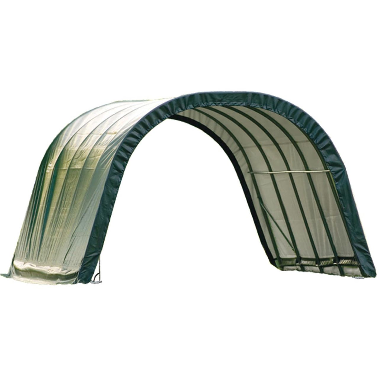 ShelterLogic 12' x 20' x 8' Green Run-In Shed - 51341