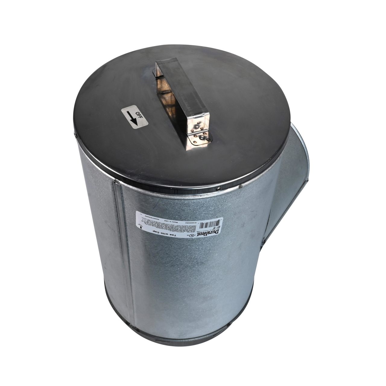 8" DuraTech Galvanized Standard Tee - 8DT-ST