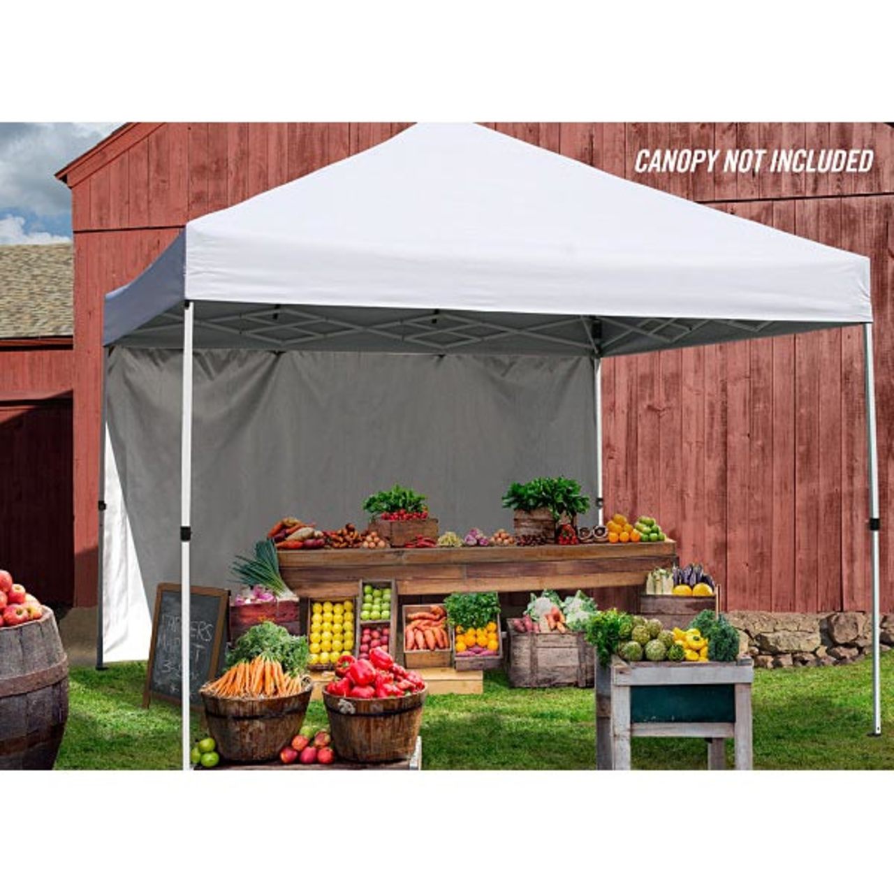 10'  Canopy Wall Panel - White