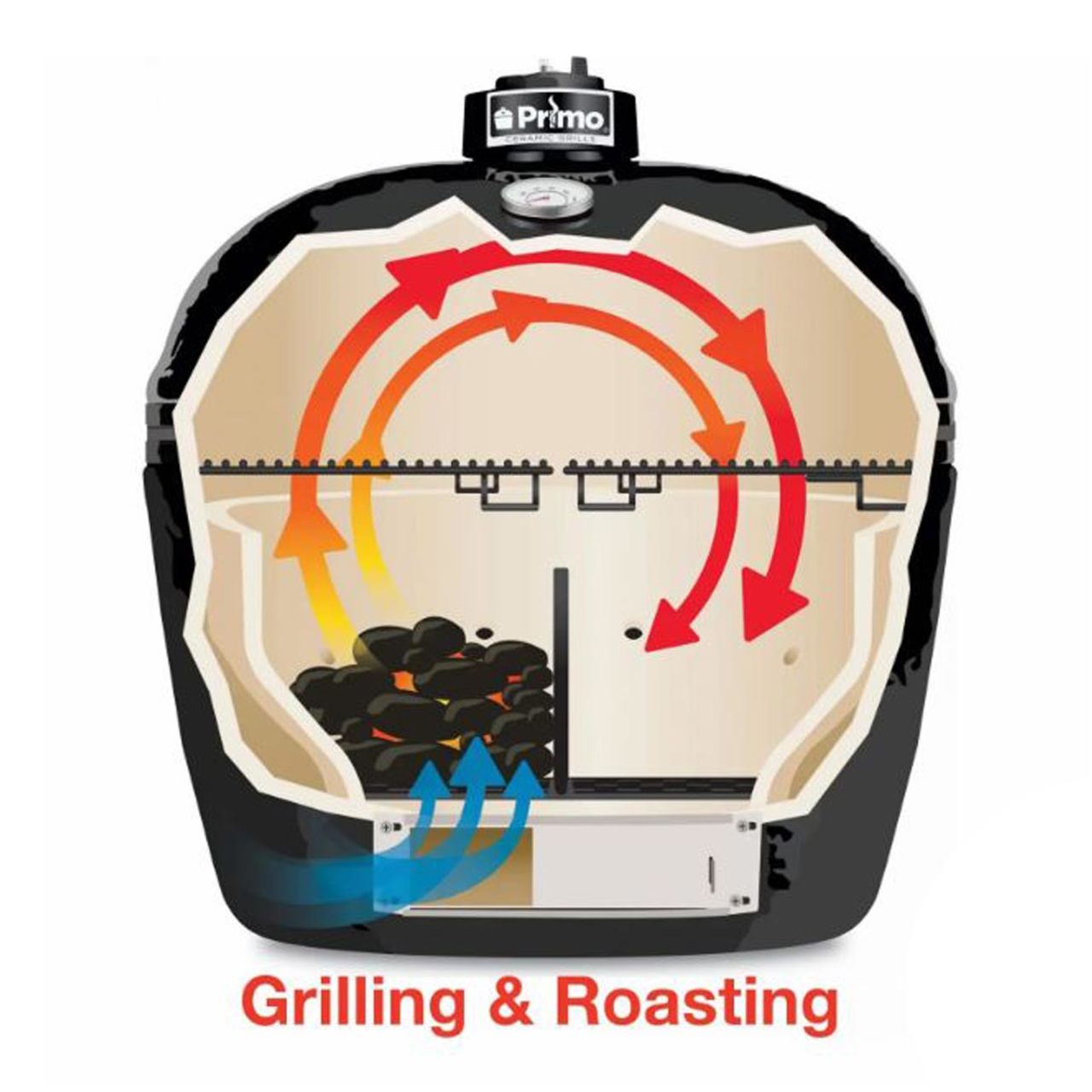 Primo Oval Junior Grill 200 - Black