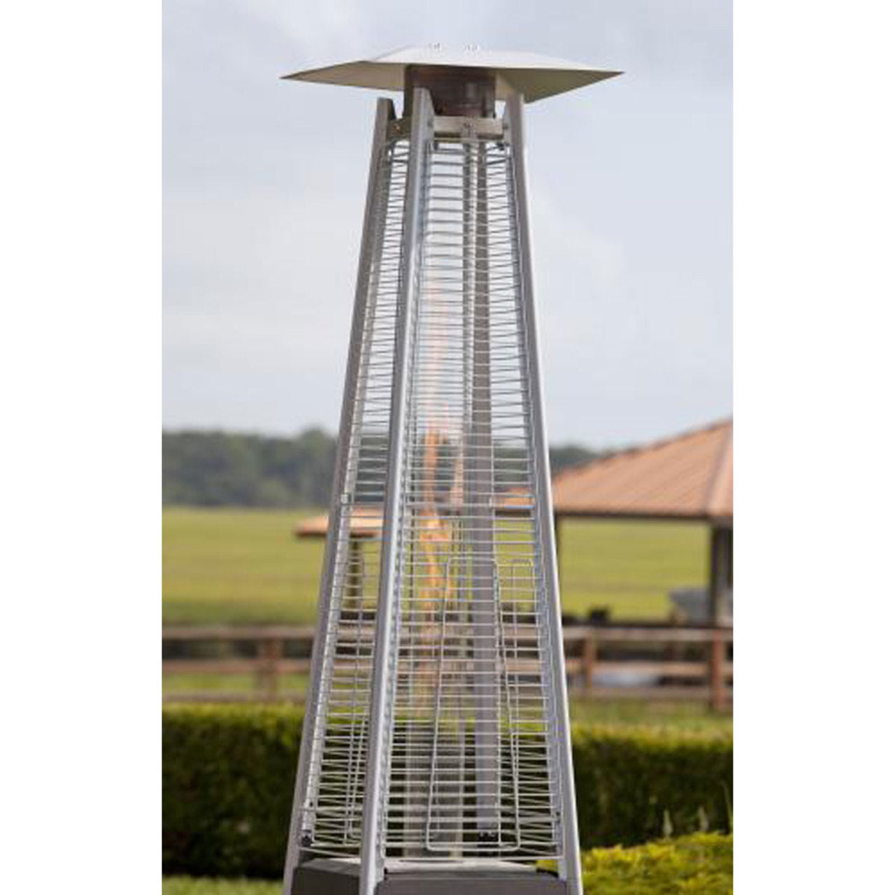 Coronado Brushed Bronze Pyramid Flame Patio Heater