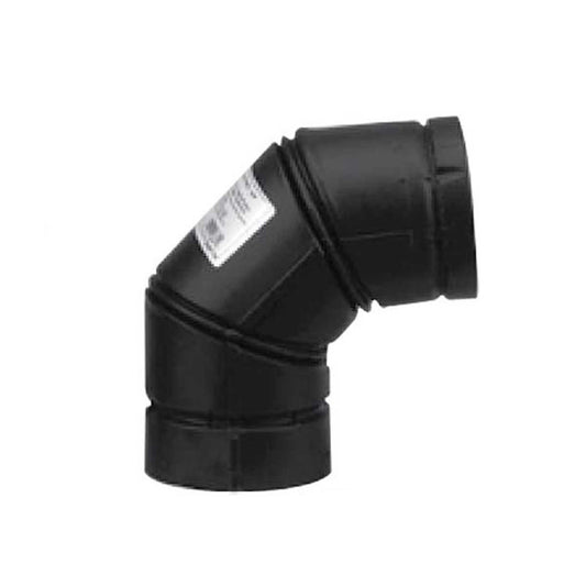 3" Selkirk VP Pellet Vent Pipe 90 Degree Elbow - Black - 3VP-90-ELB