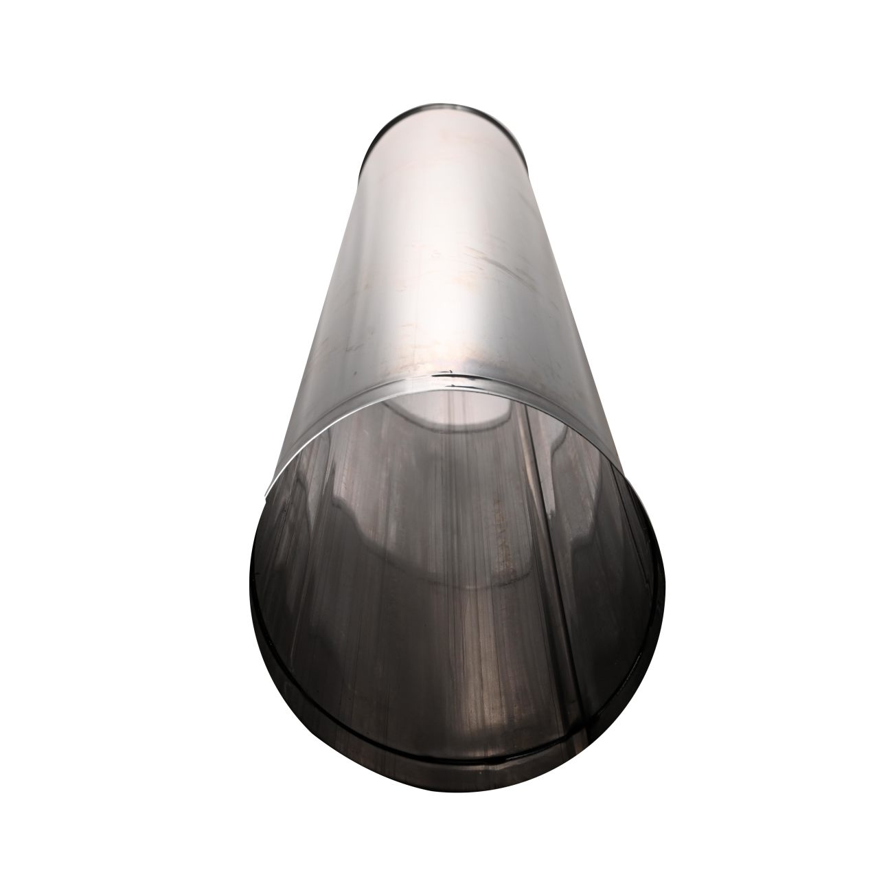 6" x 48" DuraBlack Stainless Steel Single-Wall Pipe - 6DBK-48SS