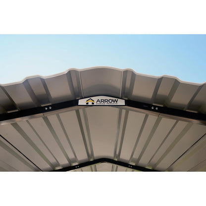 Arrow 12' x 20' x 9' Carport - Eggshell