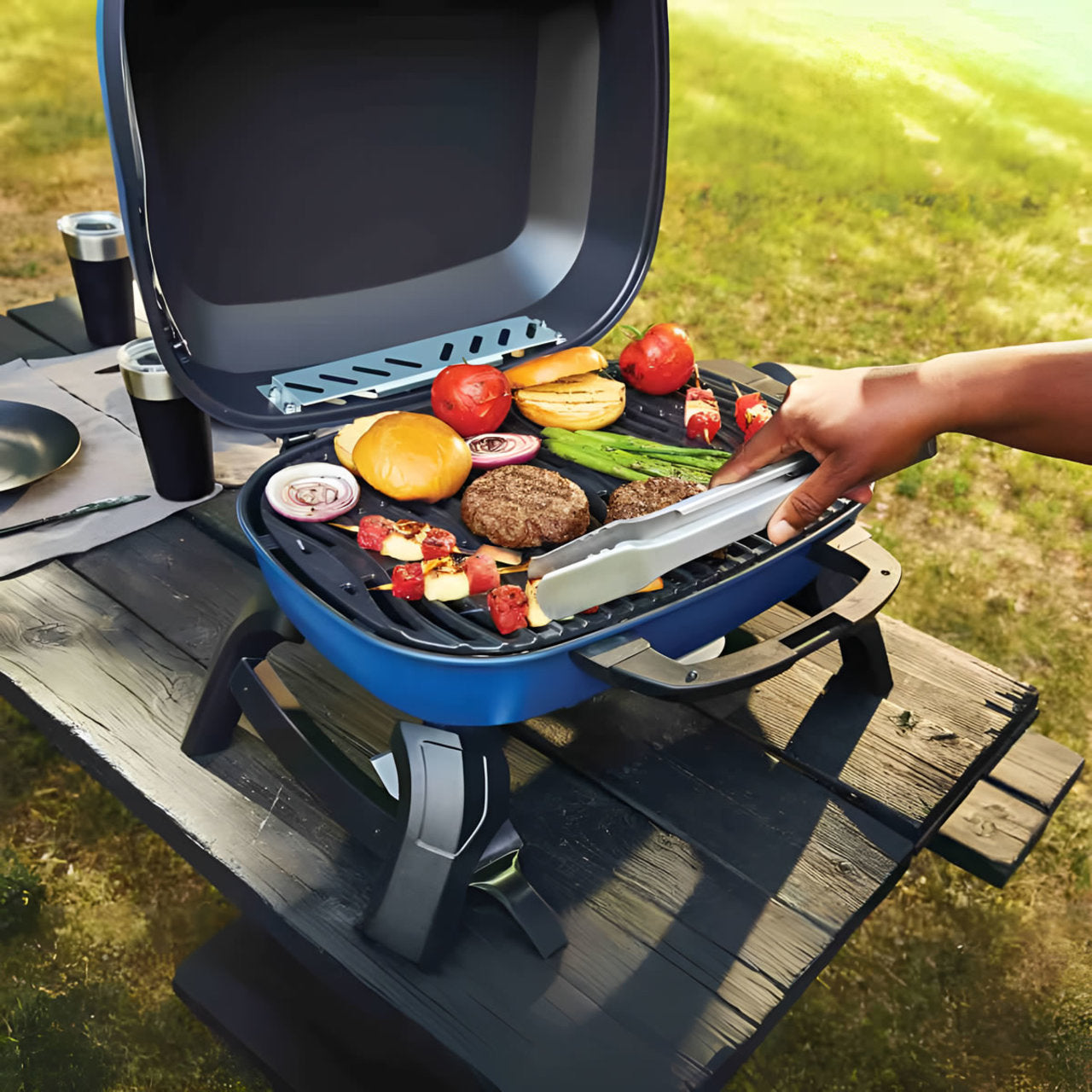 Napoleon TravelQ 240 Portable LP Blue Grill - TQ240-BL