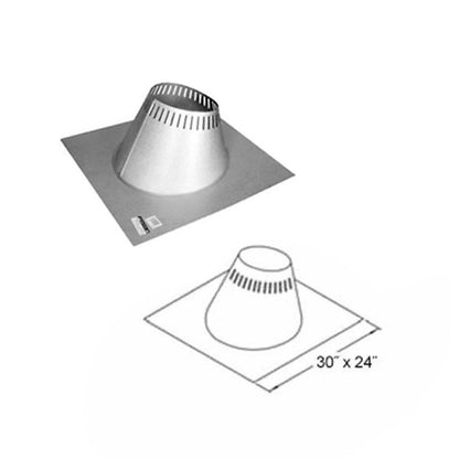 7" SuperPro 0/12 - 6/12 Adjustable Roof Flashing - JSC7AAF