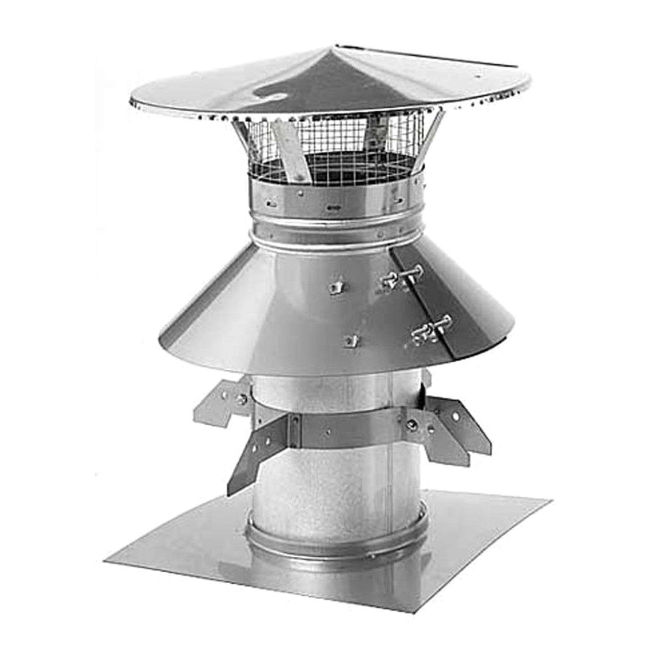 6" DuraLiner Round 13" x 13" Extend-A-Cap Kit - 6DLR-KXC13