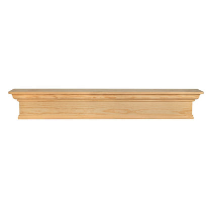 60" Savannah Fireplace Shelf by Pearl Mantels - Unfinished