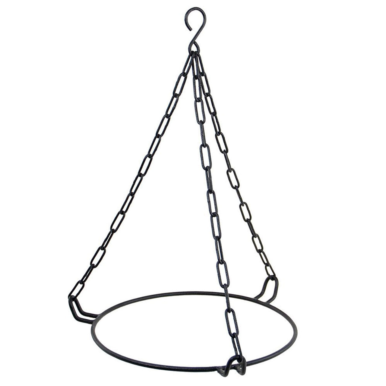 Crackle Glass Hanging Birdbath- Fern Green