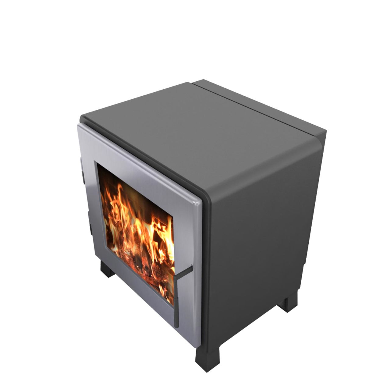 Nova 2 Wood Burning Stove - Charcoal