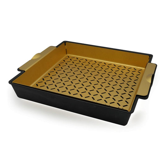 Grill & Serve| Antique Brass Grilling Tray