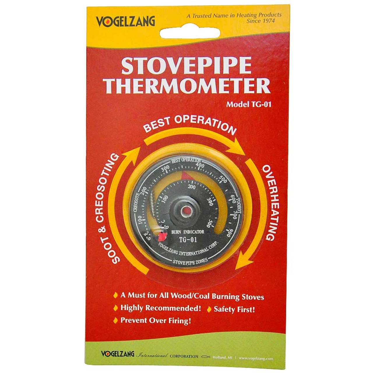 Volgelzang Stovepipe Thermometer