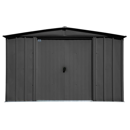 Arrow Classic Steel Storage Shed  10 x 8 Charcoal