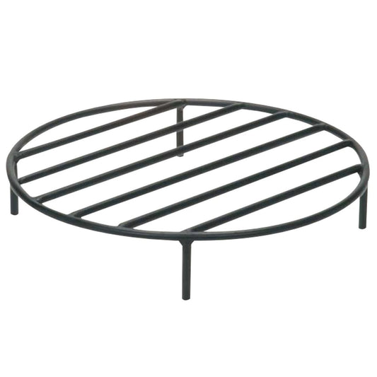 12" Black Steel Fire Pit Grate