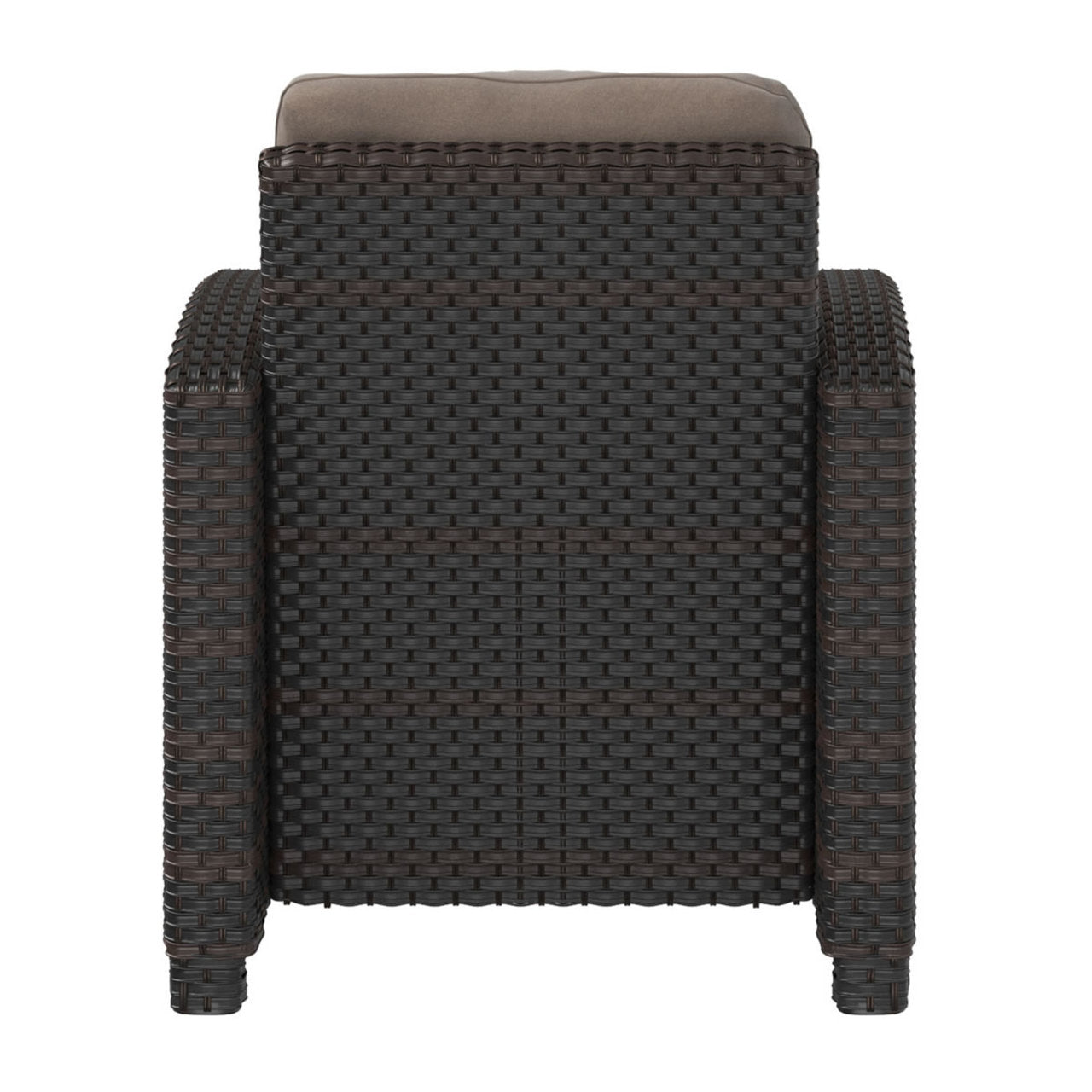 Fire Sense Miles Club Chair in Mocha Wicker - 63361