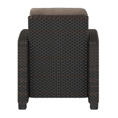 Fire Sense Miles Club Chair in Mocha Wicker - 63361