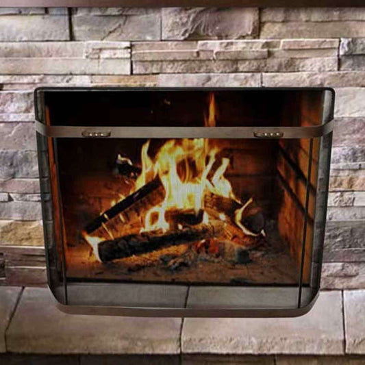 Pilgrim Burnished Bronze Spark Guard 39'' x 31''