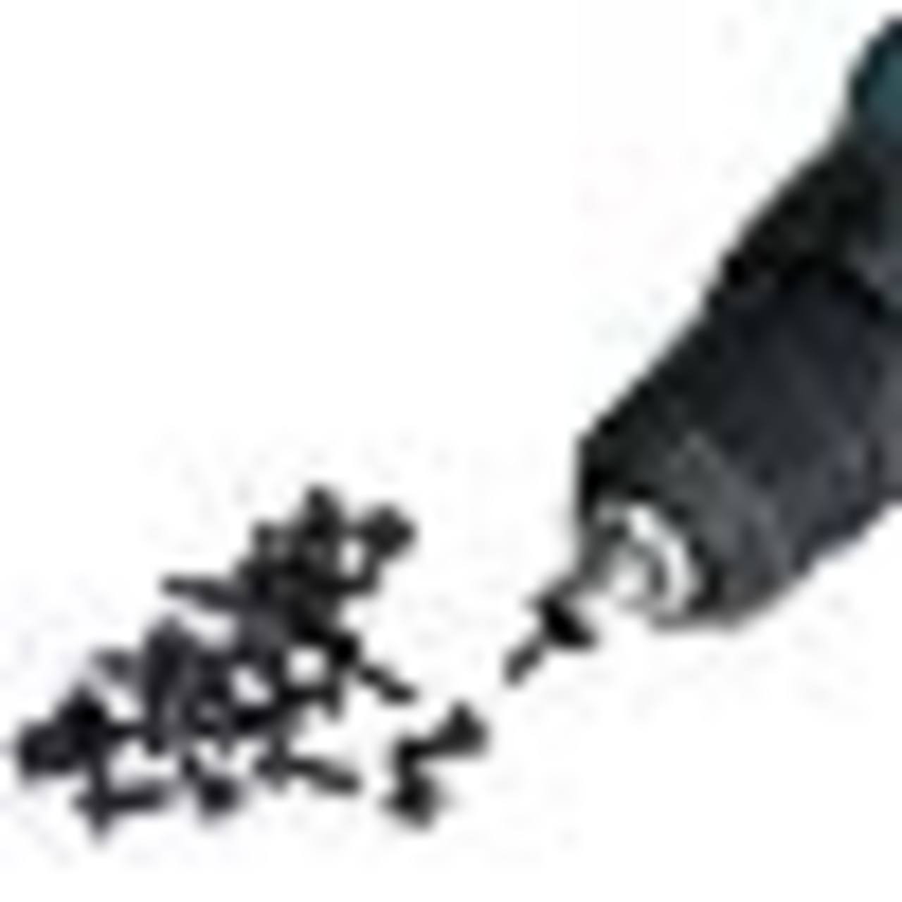#8 1/2" Self-Drilling Black Screws Pack of 20