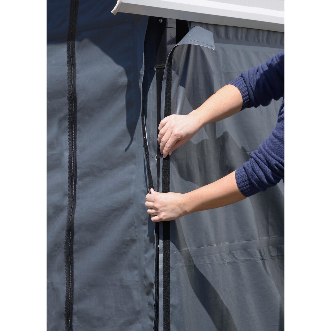 Arrow 12'  x 20' Enclosure Walls ONLY for Carport - Gray
