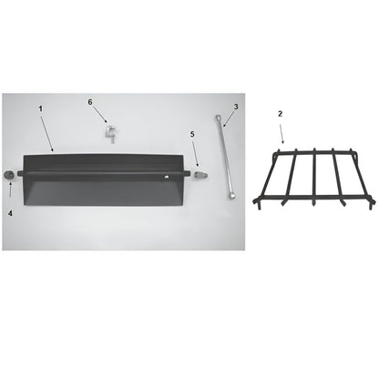 Outdoor Lifestyles 24" Matchlight Hearth Kit For Outdoor Fireplaces - OD-24NG