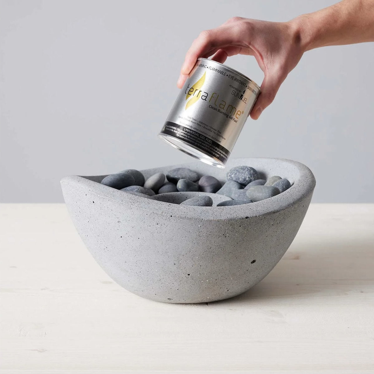 Wave Fire Bowl II - Pewter