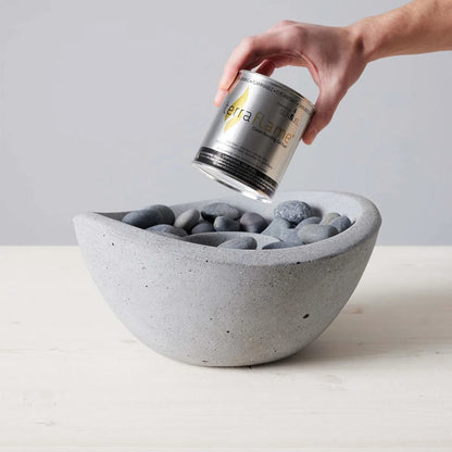 Wave Fire Bowl II - Pewter