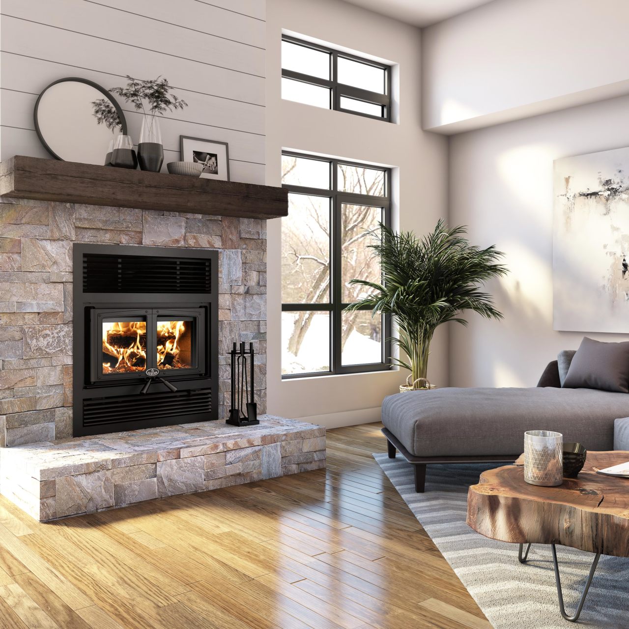 Osburn Everest II Wood Burning Fireplace - OBO4016