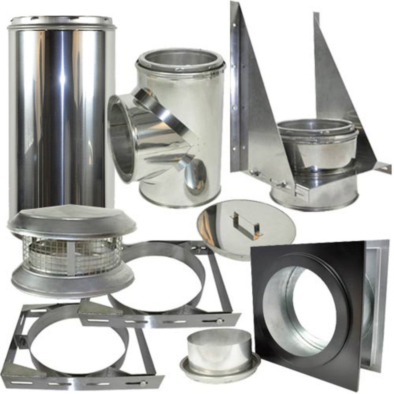 8'' Shasta Vent Thru The Wall Kit