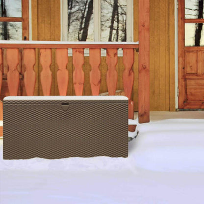 Espresso Patio Storage Box