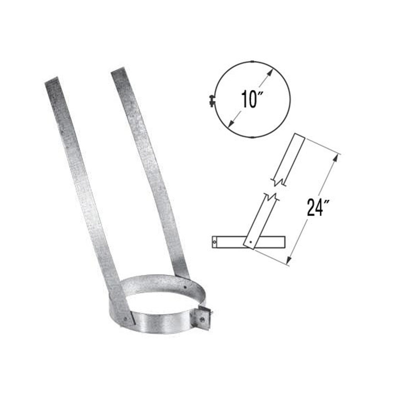 6" DuraPlus Elbow Strap - 6DP-ES